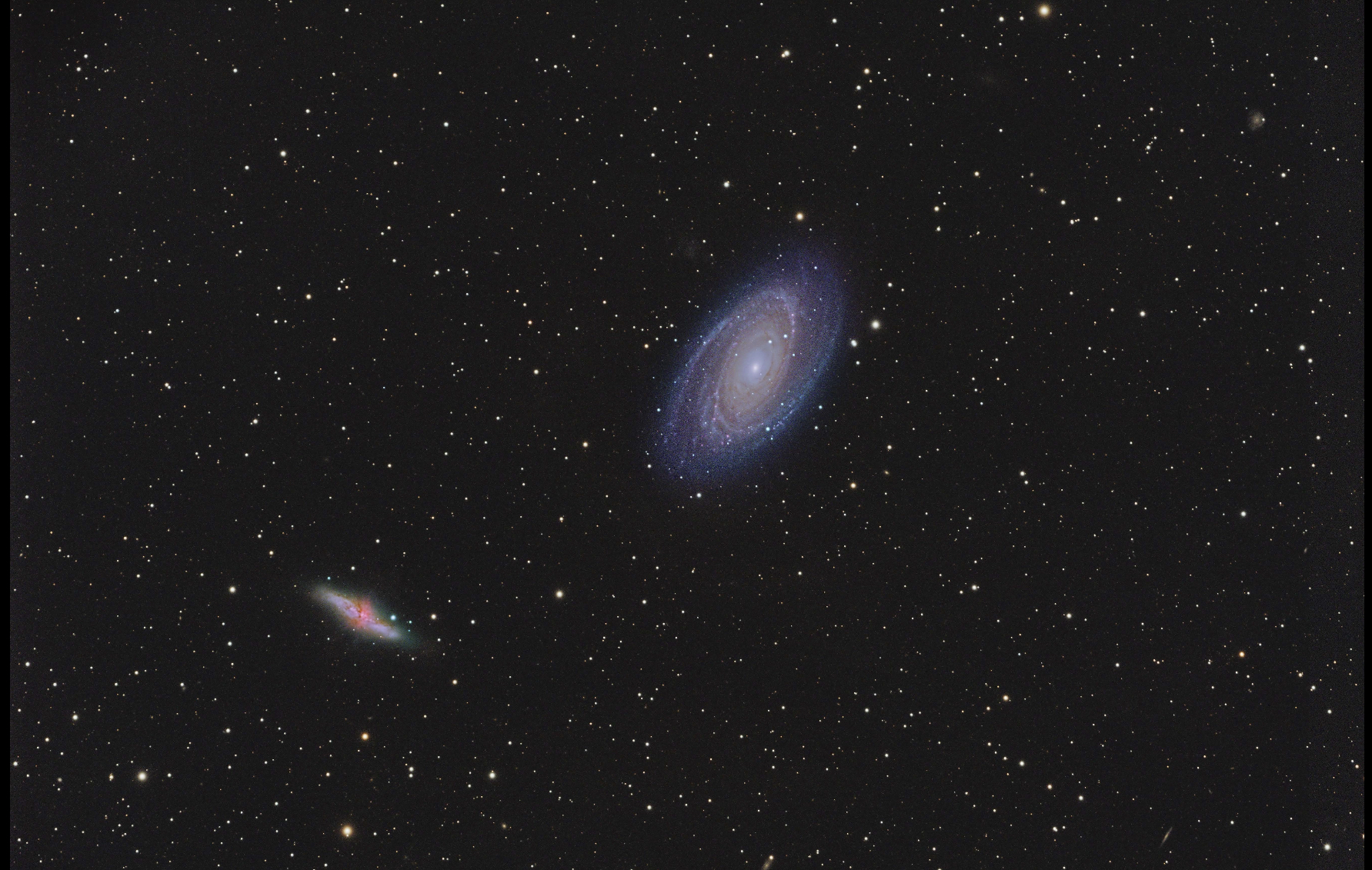 Galaxies M81 and M82.